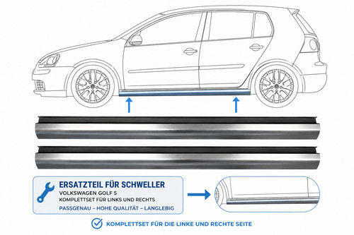 Schweller reparaturblech - 2, x