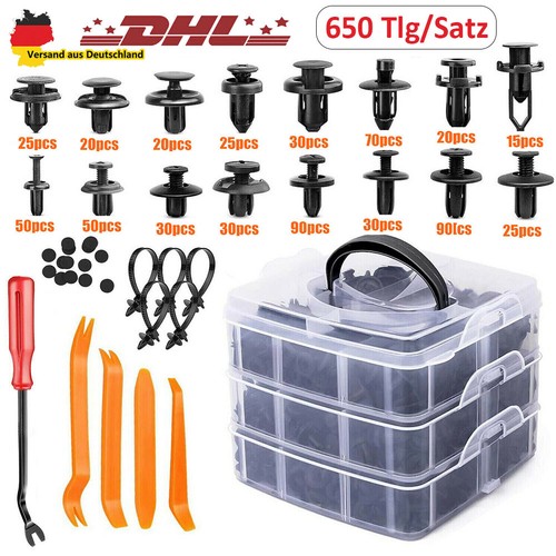 650 pcs auto niete clip - pcs,