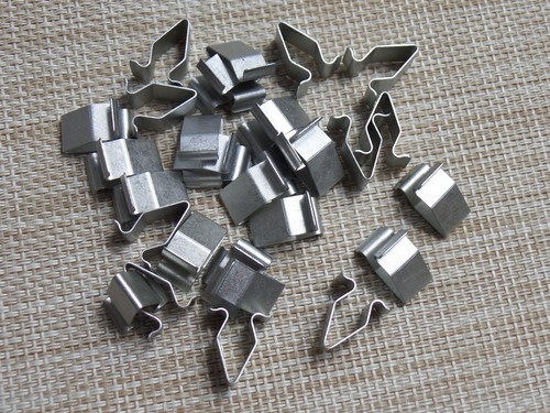 20x steckklammer metall - steckklammer,